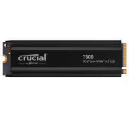 Slika izdelka: Crucial T500 1TB PCIe Gen4 NVMe M.2 SSD s hladilnikom