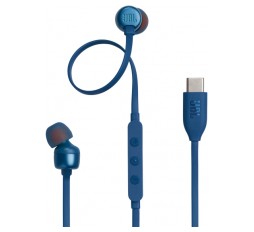 Slika izdelka: JBL USB-C žične slušalke Tune 310C, modre