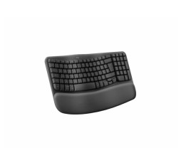 Slika izdelka: Logitech brezžična tipkovnica ergonomska Wave Keys črna SLO gravura