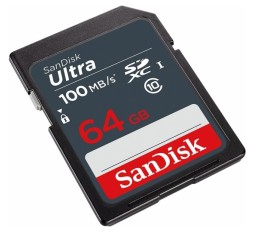 Slika izdelka: SanDisk Ultra 64GB SDXC spominska kartica 100MB/s