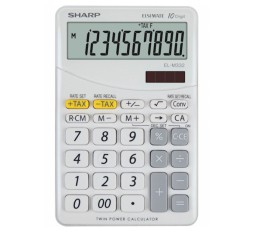 Slika izdelka: SHARP kalkulator ELM332BWH, 10M, namizni