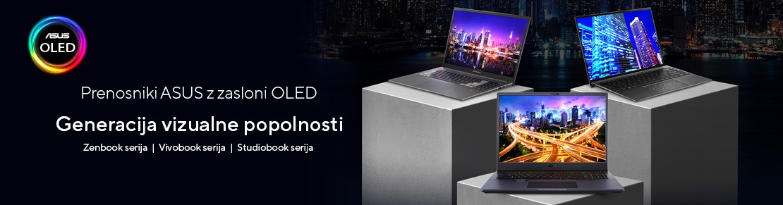 Animacija ASUS OLED prenosniki