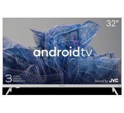 Slika izdelka: 32', HD, Google Android TV, White, 1366x768, 60 Hz, Sound by JVC, 2x8W, 33 kWh/1000h , BT5, HDMI ports 3, 24 months