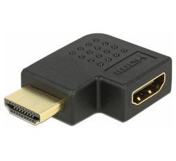 Slika izdelka: Adapter HDMI M - HDMI Ž 19-pin kotni levi Delock