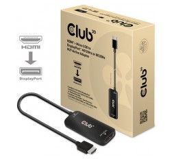 Slika izdelka: Adapter HDMI + Micro USB v DisplayPort Club 3D CAC-1335, M/F, 4K@120Hz / 8K@30Hz, aktiven