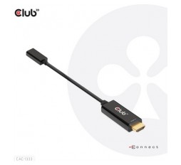 Slika izdelka: Adapter HDMI v USB-C Club 3D CAC-1333, M/F, 4K@60Hz, aktivni