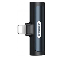 Slika izdelka: Adapter REMAX Lightning v Lightning + audio, RL-LA03i (črn)