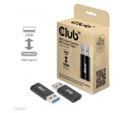 Slika izdelka: Adapter USB-A v USB-C Club 3D CAC-1525, USB3.2 Gen1, M/F