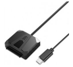 Slika izdelka: Adapter USB-C 3.0 v SATA za 2.5/3.5'' SSD/HDD, 0.3m, črn, ORICO UTS2-3C