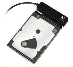 Slika izdelka: Adapter USB-C 3.1 Gen1 v SATA, za 2.5" SSD/HDD, črn, Ewent EW7075