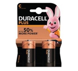 Slika izdelka: Alkalne baterije Duracell MN1400B2  1.5V (2 kos)
