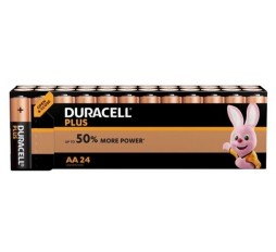Slika izdelka: Alkalne baterije Duracell Plus MN1500B24 AA (24kos)