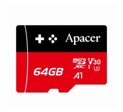 Slika izdelka: APACER microSD XC   64GB spominska kart. Class 30 Gaming AP64GMCSX10U7-RAGC