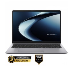 Slika izdelka: ASUS ExpertBook P3 16" (40,64cm) WUXGA Intel Ultra 7 255H 16GB 512GB prenosni računalnik P3606CCA-WB255H4C0