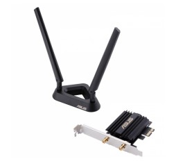 Slika izdelka: ASUS PCE-AX58BT Dual Band WiFi 6 BT5.0 3000 Mbps PCI express mrežna kartica