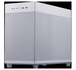 Slika izdelka: ASUS Prime AP201 MicroATX Ohišje - Belo, elegantno 33-litrsko MicroATX ohišje s stranskimi paneli brez orodja in mrežo, s podporo za hladilnike do 360 mm, grafične kartice do 338 mm dolge in standardne ATX napajalnike
