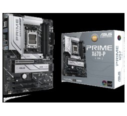 Slika izdelka: ASUS PRIME X670-P-CSM AM5 ATX matična plošča - AMD X670 4xDIMM DDR5 3xM.2 6xSATA PCIe 5.0 2.5Gb Ethernet 1xDisplayPort 1xHDMI s podporo za Aura Sync