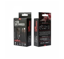 Slika izdelka: AVTOPOLNILEC 2XUSB 2,4A+KABEL MIKRO USB FAST CHARG
