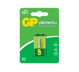 Slika izdelka: GP cink kloridna baterija 9V GreenCell
