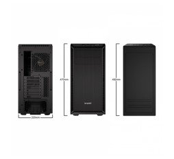 Slika izdelka: BE QUIET! PURE BASE 600 (BG021) midi-ATX črno ohišje