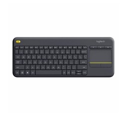 Slika izdelka: Brezžična tipkovnica Logitech K400 Plus Wireless Touch črna (Unifying, SLO gravura)
