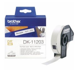 Slika izdelka: Brother DK11203 Nalepke za registratorje 17x87mm