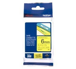 Slika izdelka: Brother TZE-611, rumen/črn, trak za PT 6mm