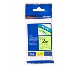 Slika izdelka: Brother Tze-C31 črn/fluo rumen trak za PT 12mm