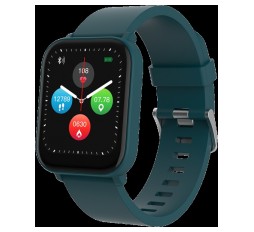 Slika izdelka: CANYON Easy SW-54, Smartwatch,1.7" IPS Full Touch 240X280,IP68 waterproof, PIXART PAR2860QN, 32K /512K/64M,Multisport mode,heart rate,200mAh battery, Bluetooth BT5.3, compatibility with iOS and android, Green, host: 43.4 *35.8 * 9.8mm strap:248*20mm,35g