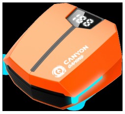 Slika izdelka: CANYON Brezžične Gaming Slušalke, Oranžne