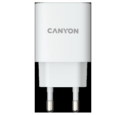 Slika izdelka: CANYON H-20, vhod PD 20W: 100V-240V, izhod: 1 vrata za polnjenje - USB-C: PD 20W 