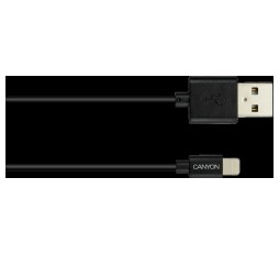 Slika izdelka: CANYON MFI-1, CNS-MFICAB01B Ultra-compact MFI Cable, certified by Apple, 1M length , 2.8mm , black color