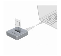 Slika izdelka: Čitalec diskov USB 3.2 Gen2 Tip C za M.2 NVMe PCIe SSD 64000 Delock