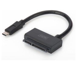 Slika izdelka: Čitalec diskov USB tip-C 3.1 SATA adapter DA-70327 Digitus