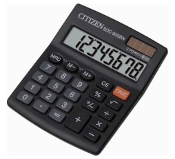 Slika izdelka: Citizen kalkulator  SDC805BN, 8M, komercialen, črn