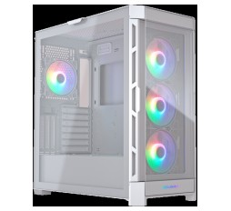 Slika izdelka: COUGAR | Duoface Pro RGB White | PC Case | Mid Tower / TG & Airflow Front Panel / 4 x ARGB Fans / TG Left Panel