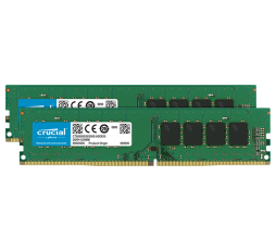 Slika izdelka: Crucial 32GB Kit (2 x 16GB) DDR4-3200 UDIMM PC4-25600 CL22, 1.2V