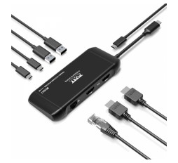 Slika izdelka: DOCKING STATION PORT TYPE C 2X4K POTOVALNI 100W