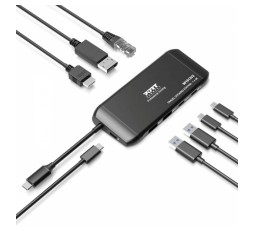 Slika izdelka: DOCKING STATION PORT USB-C 1X4K DP/HDMI 100W
