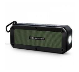 Slika izdelka: ENERGY SISTEM Outdoor Box Adventure 10 W Bluetooth/ 3.5mm microSD MP3 FM radio LED svetilka vodoodporen črno/zelen zvočnik