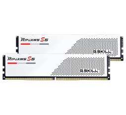 Slika izdelka: G.Skill Ripjaws S5 32GB Kit (2x16GB) DDR5-6000MHz, CL30, 1.35V, WHITE