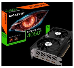 Slika izdelka: GIGABYTE GeForce RTX 4060 TI WINDFORCE OC 8G grafična kartica, GDDR6 8GB/128bit, PCI-E 4.0 x8, 2xHDMI, 2xDP, 1x8-pin, Retail