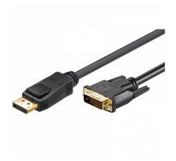 Slika izdelka: GOOBAY DisplayPort (M) / DVI-D (M) 24+1 pin pozlačen 3 m kabel