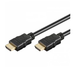 Slika izdelka: GOOBAY High Speed HDMI (M/M) 2.0 4K 60Hz 10m z Ethernet pozlačen črn kabel