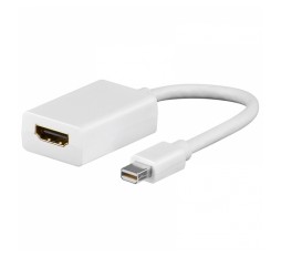 Slika izdelka: GOOBAY Mini DisplayPort (M) na HDMI (Ž) 0,15m bel adapter