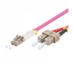 Slika izdelka: GOOBAY OM4 LAN LC-UPC / SC-UPC 20m roza optični kabel