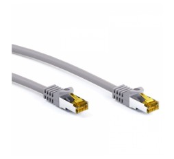 Slika izdelka: GOOBAY S/FTP CAT 6A patch 500MHz / CAT7 RAW 3m LAN sivi povezovalni kabel