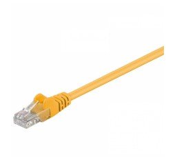 Slika izdelka: GOOBAY U/UTP CAT 5e patch 1,5 m rumeni mrežni povezovalni kabel