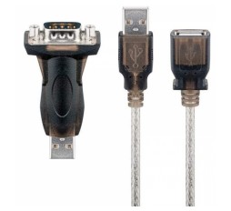 Slika izdelka: GOOBAY USB-A 2.0 na RS-232 (9-pin) 1,5m kabel