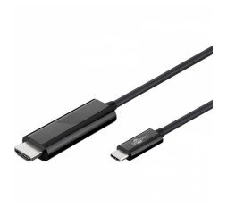 Slika izdelka: GOOBAY USB-C (M) na HDMI (M) 4K 60Hz 1,8 m črn kabel